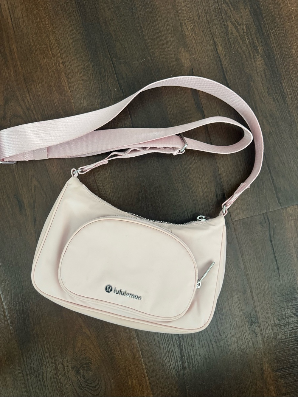 lululemon athletica Light Pink Shoulder Crossbody Bag